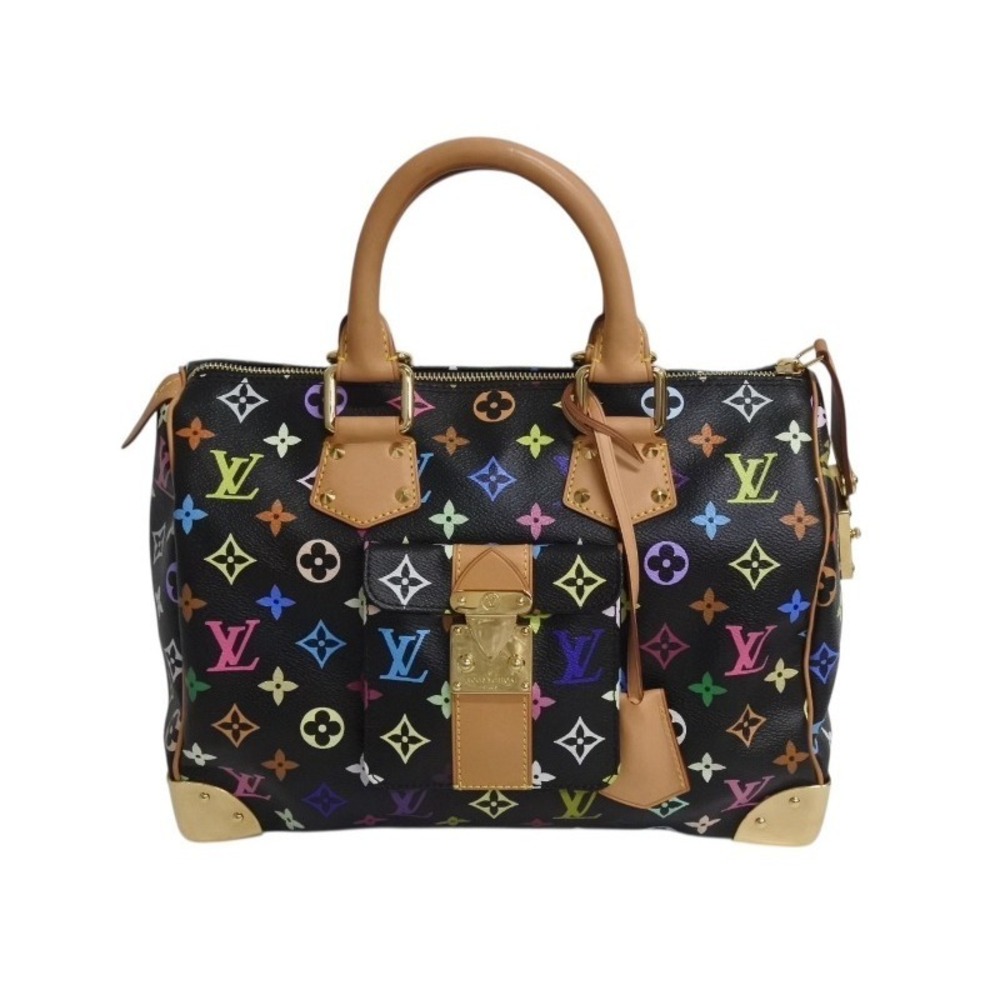 Louis Vuitton Speedy handbag by Takashi Murakami Monogram Multicolore Multicolor